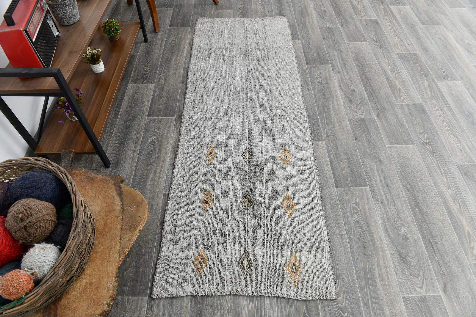 2'4'' x 6'11'' Turkish Flatweave Kilim Rug - 60512 - 5