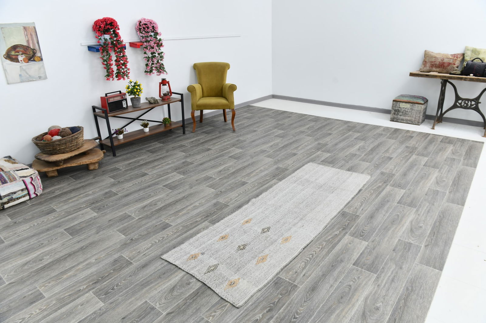 2'4'' x 6'11'' Turkish Flatweave Kilim Rug - 60512 - 7