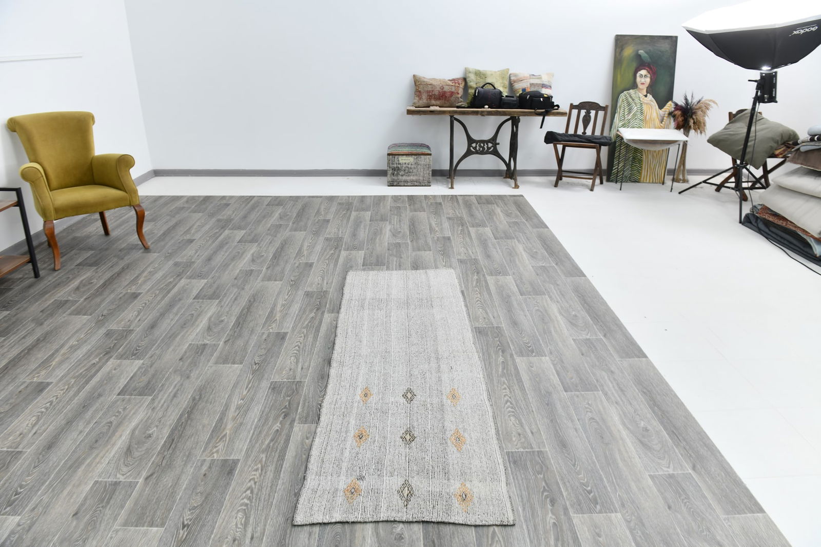 2'4'' x 6'11'' Turkish Flatweave Kilim Rug - 60512 - 8