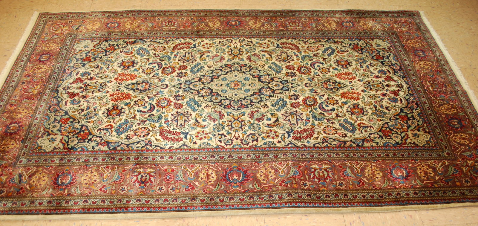 Persian SARUK FARAHAN RUG 4'7" x 7'9" - 3