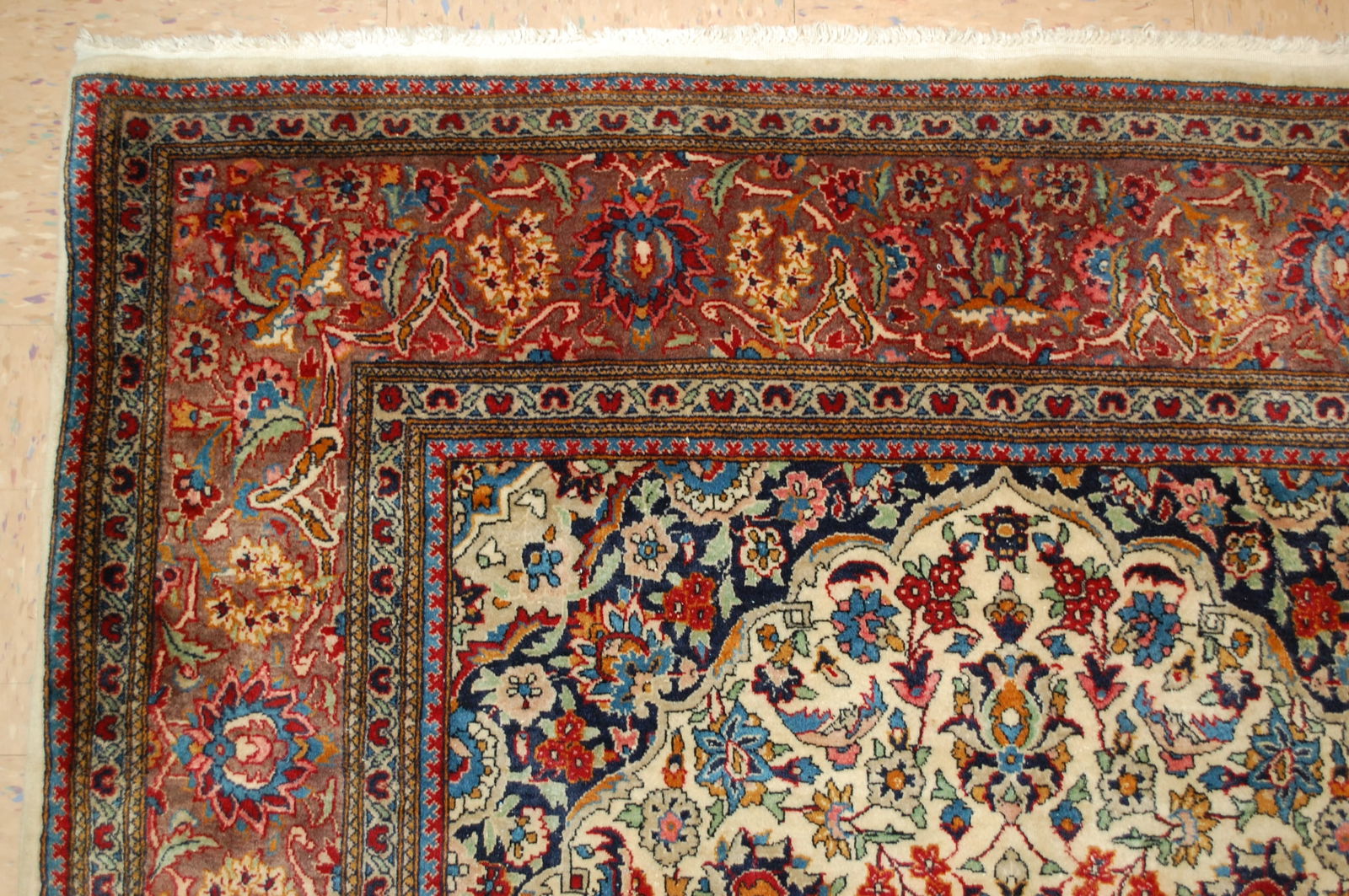 Persian SARUK FARAHAN RUG 4'7" x 7'9" - 6