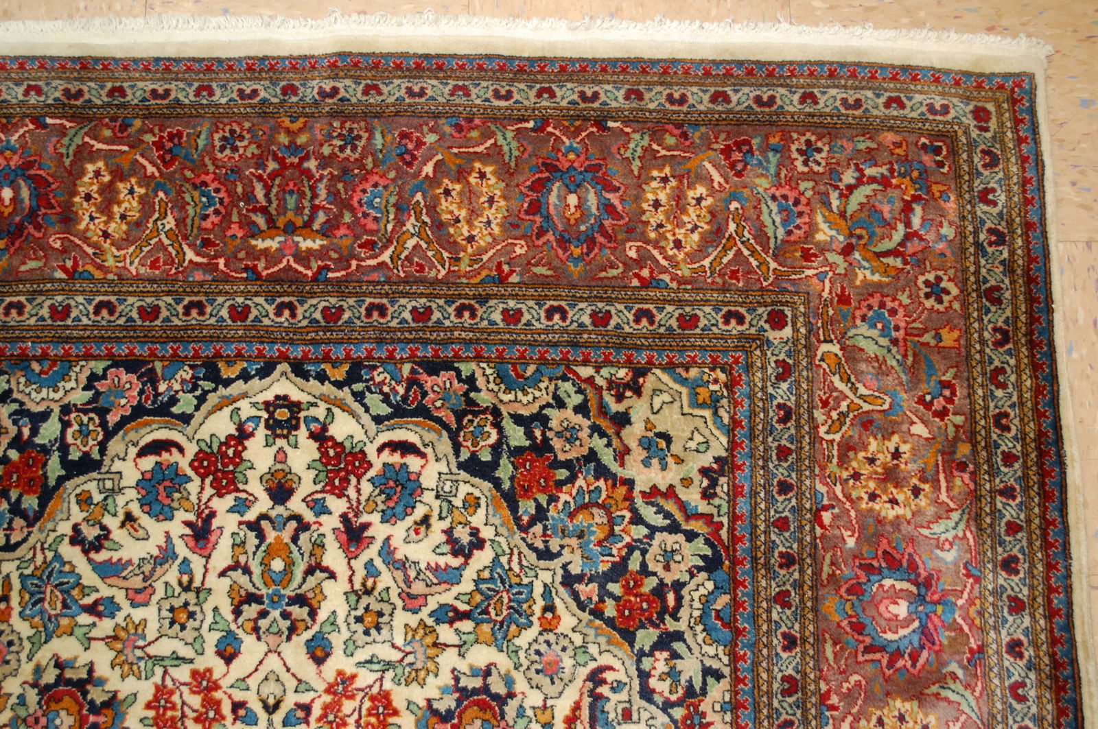 Persian SARUK FARAHAN RUG 4'7" x 7'9" - 7