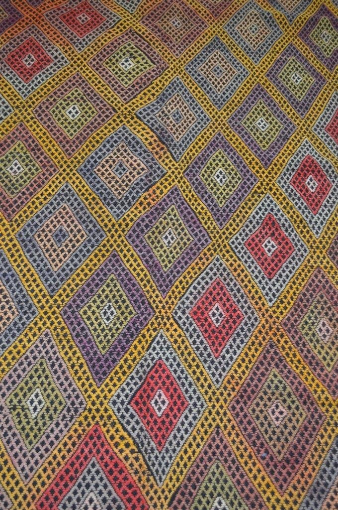 FLATWEAVE WOOL KILIMS RUG - 2