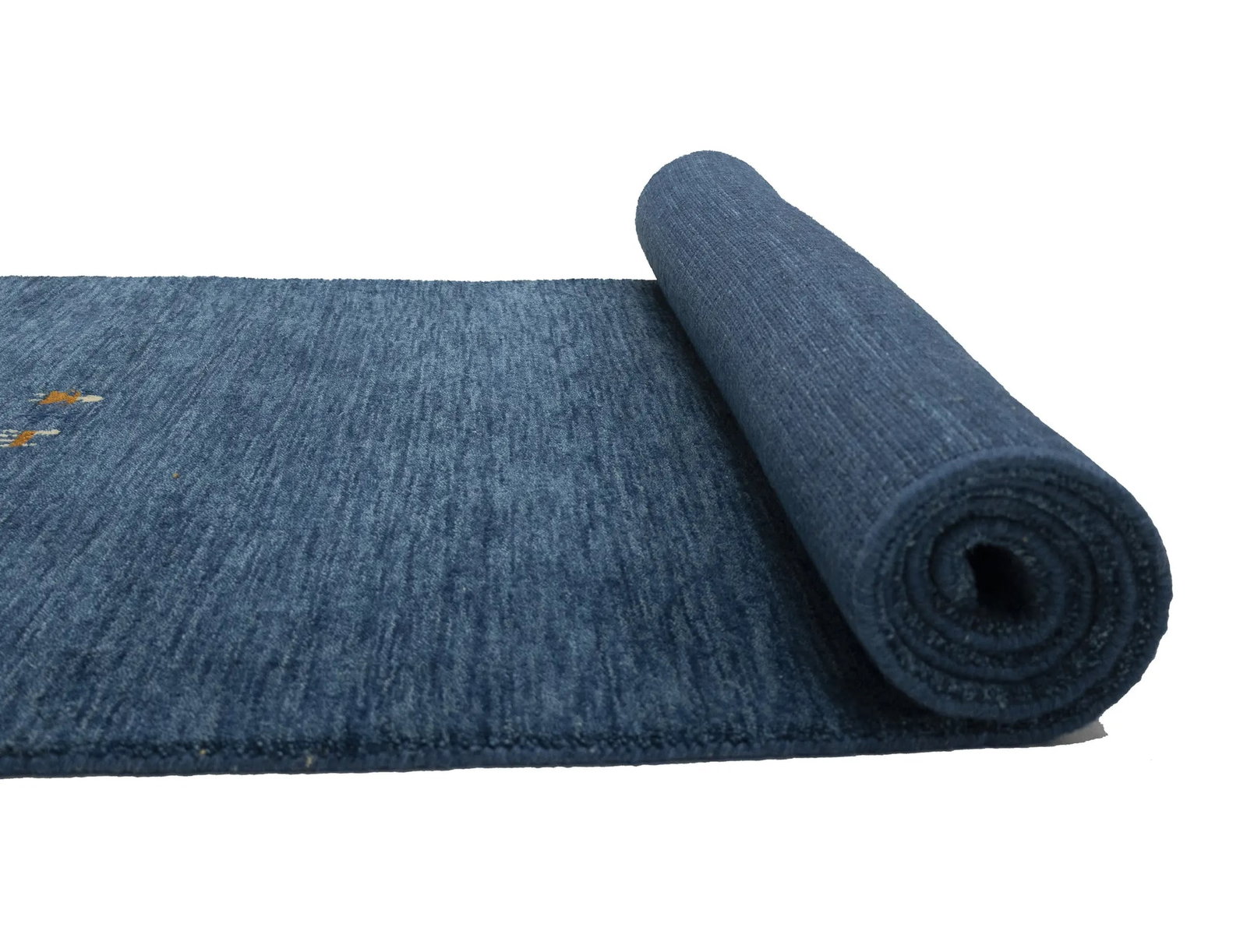 Steel Blue Tribal 3X12 Gabbeh Modern Runner Rug - 14