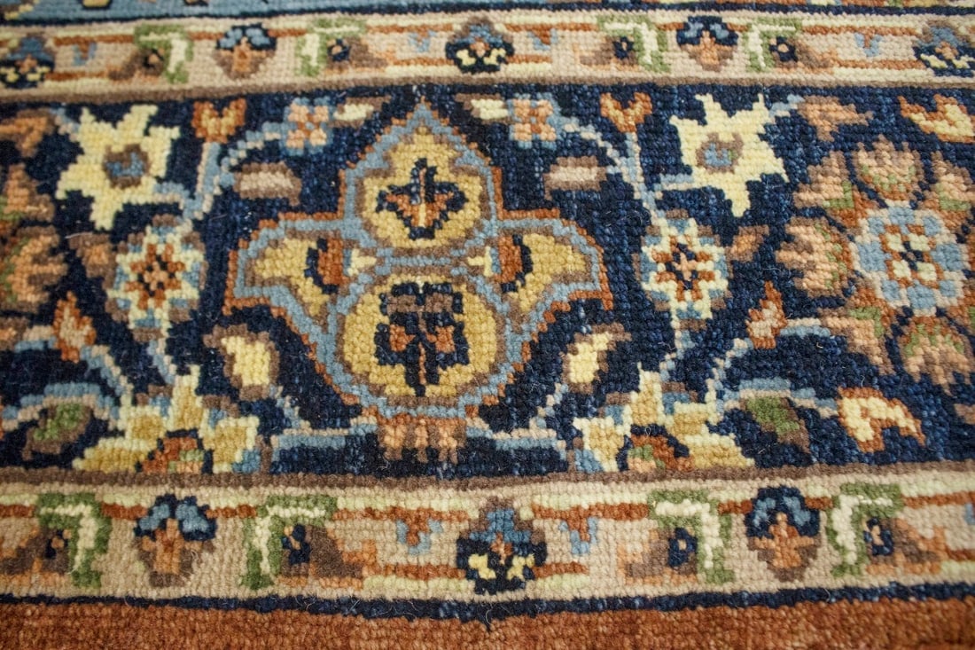 Rust Floral Sarouk 6X9 Goravan Heriz Oriental Rug - 13