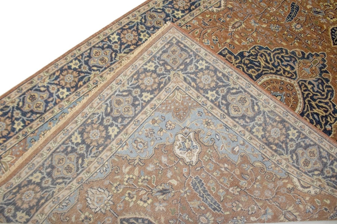 Rust Floral Sarouk 6X9 Goravan Heriz Oriental Rug - 18