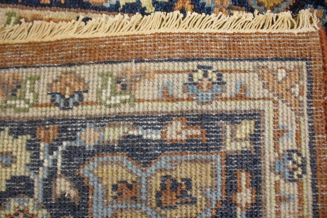 Rust Floral Sarouk 6X9 Goravan Heriz Oriental Rug - 19