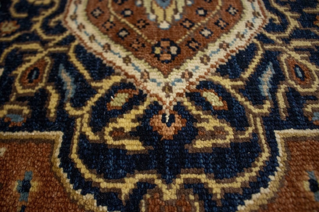 Rust Floral Sarouk 6X9 Goravan Heriz Oriental Rug - 9