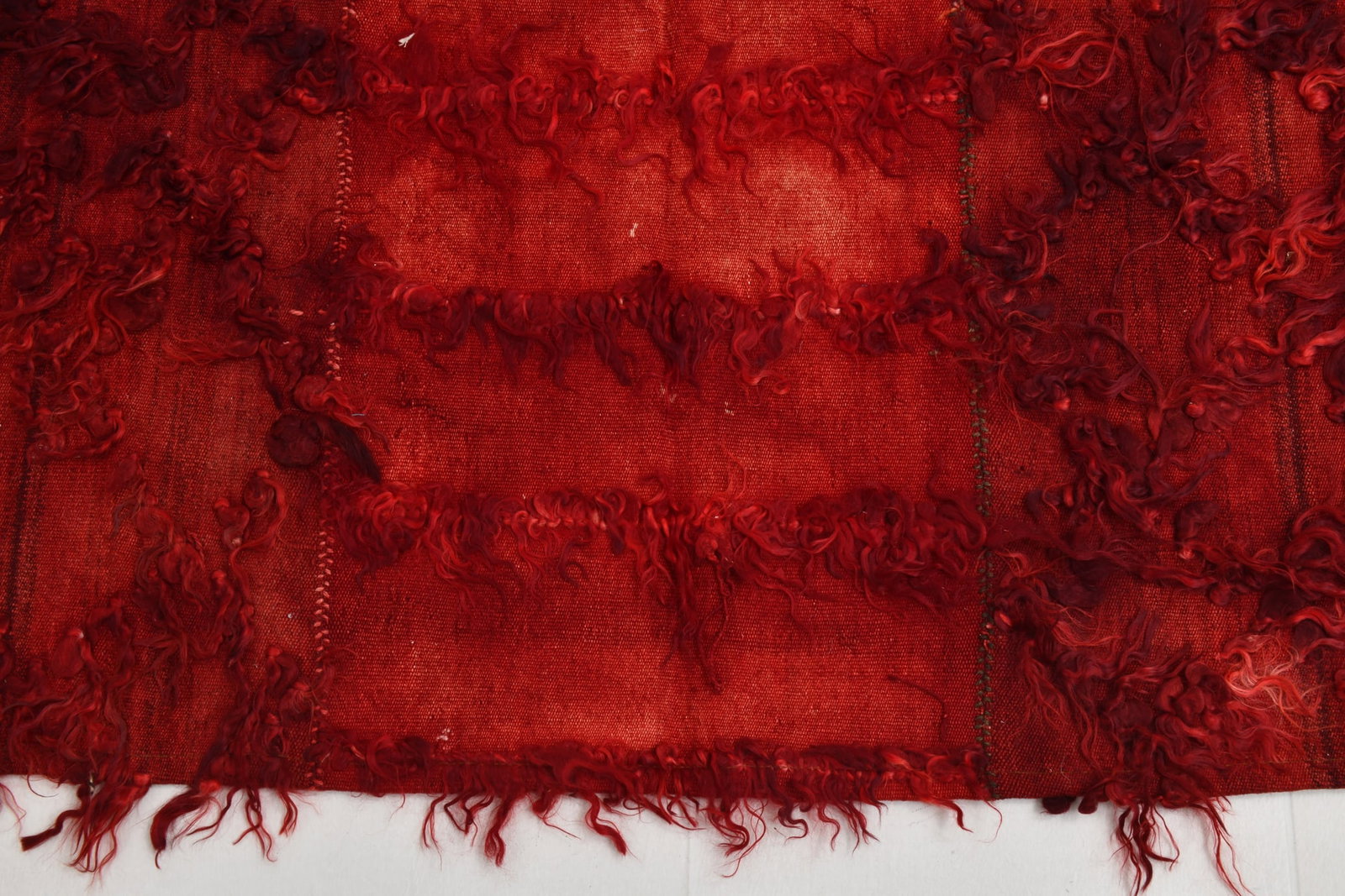 4'0'' x 6'7'' Tulu Filikli Kilim Rug - 70353 - 15