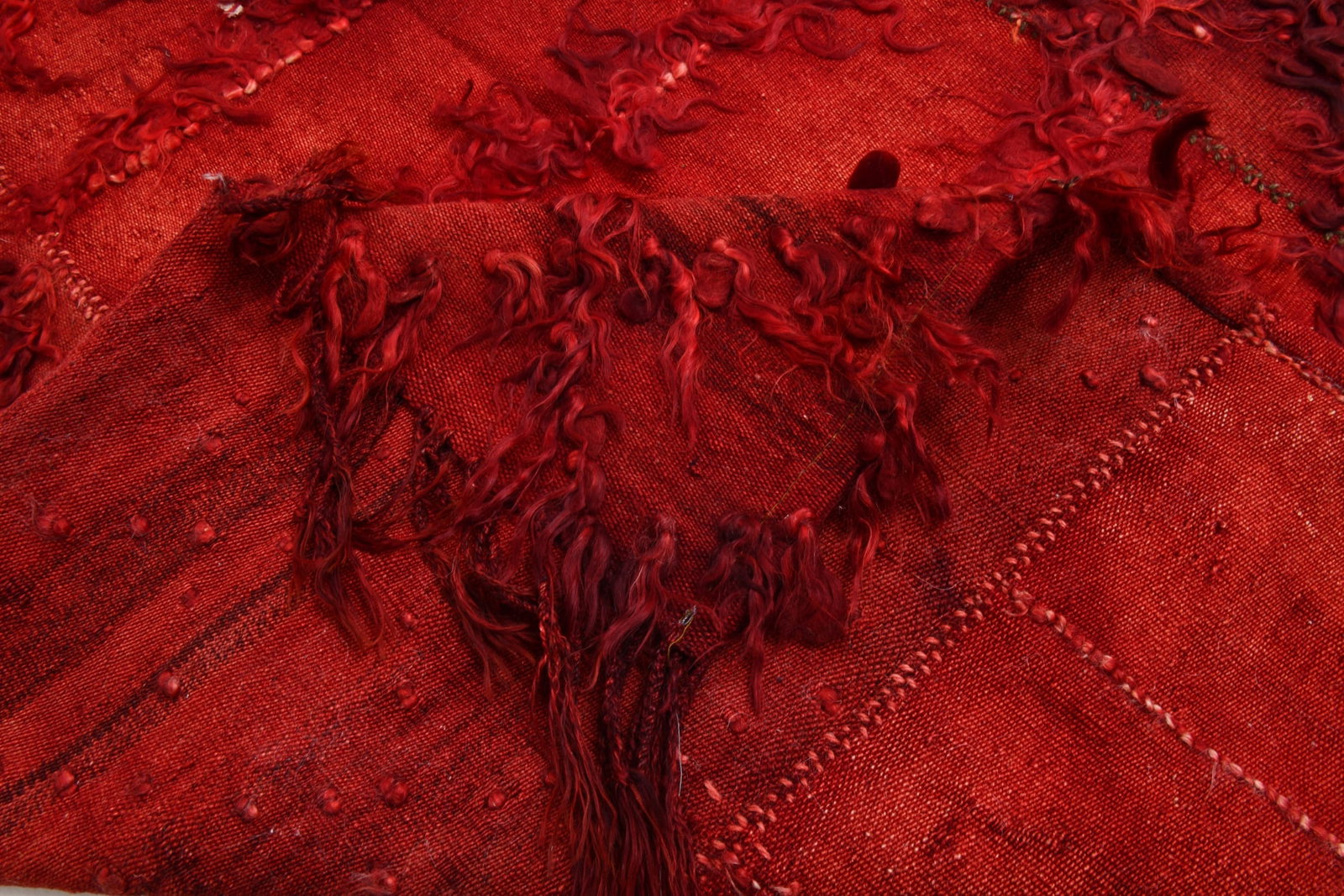 4'0'' x 6'7'' Tulu Filikli Kilim Rug - 70353 - 20