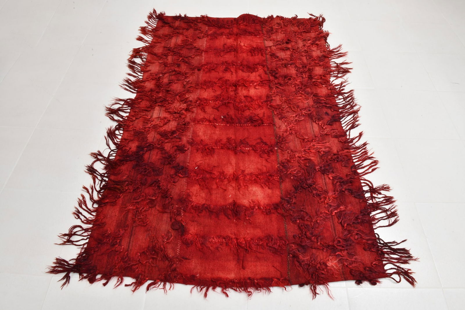 4'0'' x 6'7'' Tulu Filikli Kilim Rug - 70353 - 2