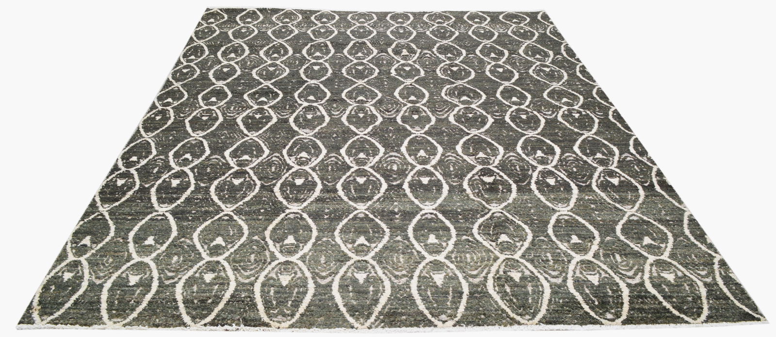 HAND KNOTTED WOOL SHEBA RUG - 2
