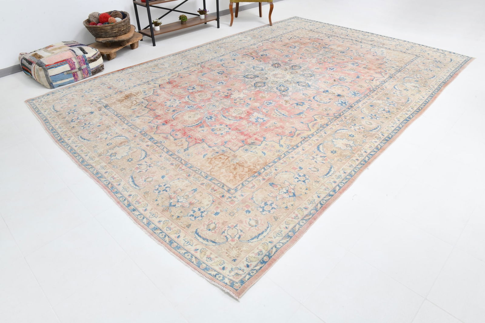 9'4'' x 14'0'' Turkish Handmade Kilim Rug - 18895 - 6