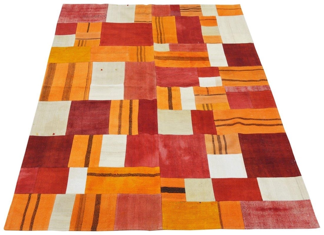 PATCHWORK WOOL ANATOLIAN RUG - 2