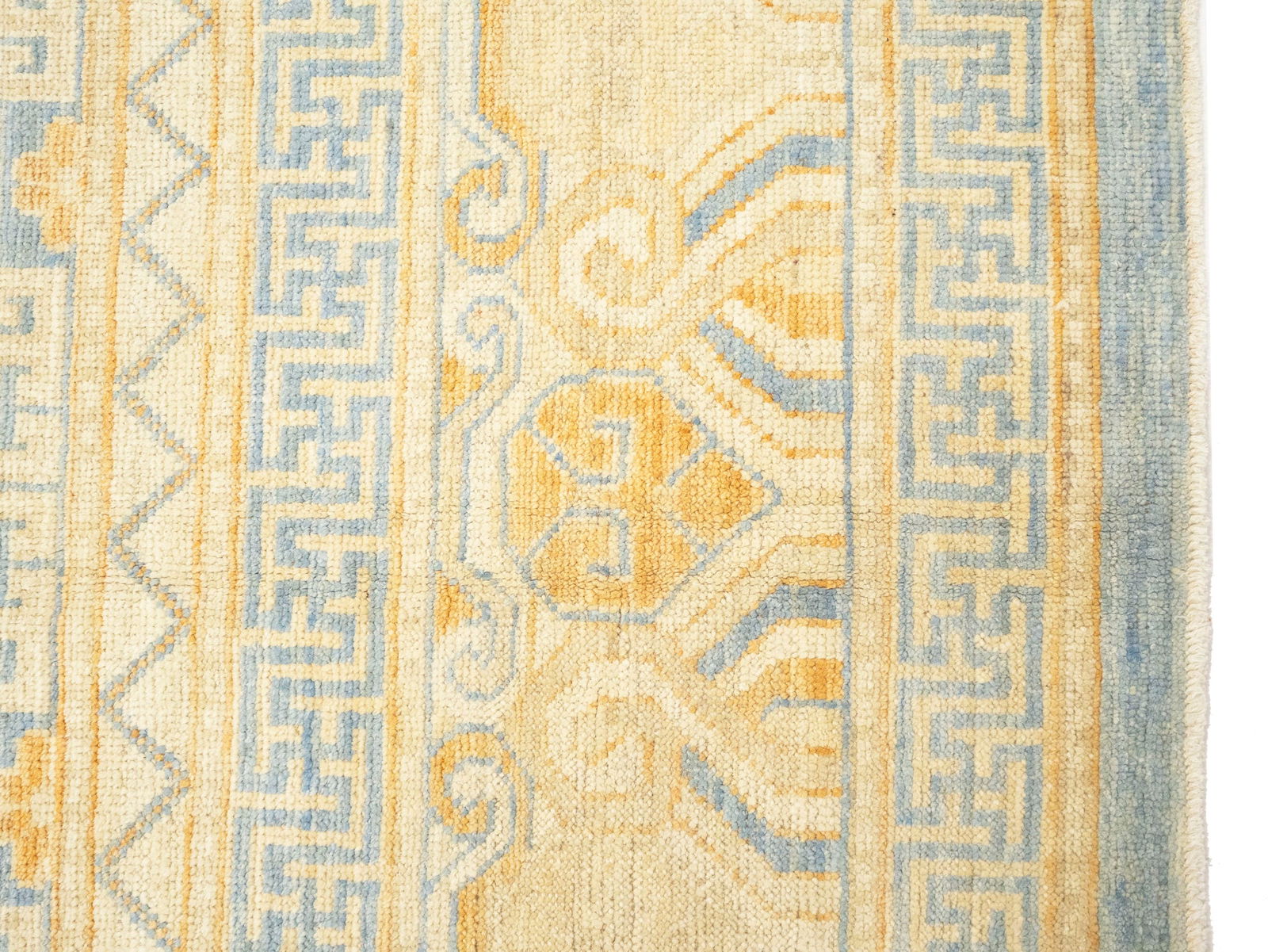 Blue-gray Tribal Kutan 9X12 Pakistan Oriental Rug - 9