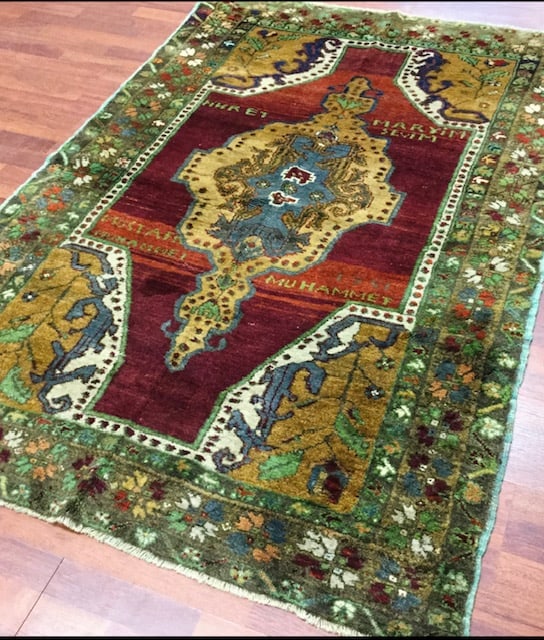 Dated Turkish Tribal rug-4243 - 2