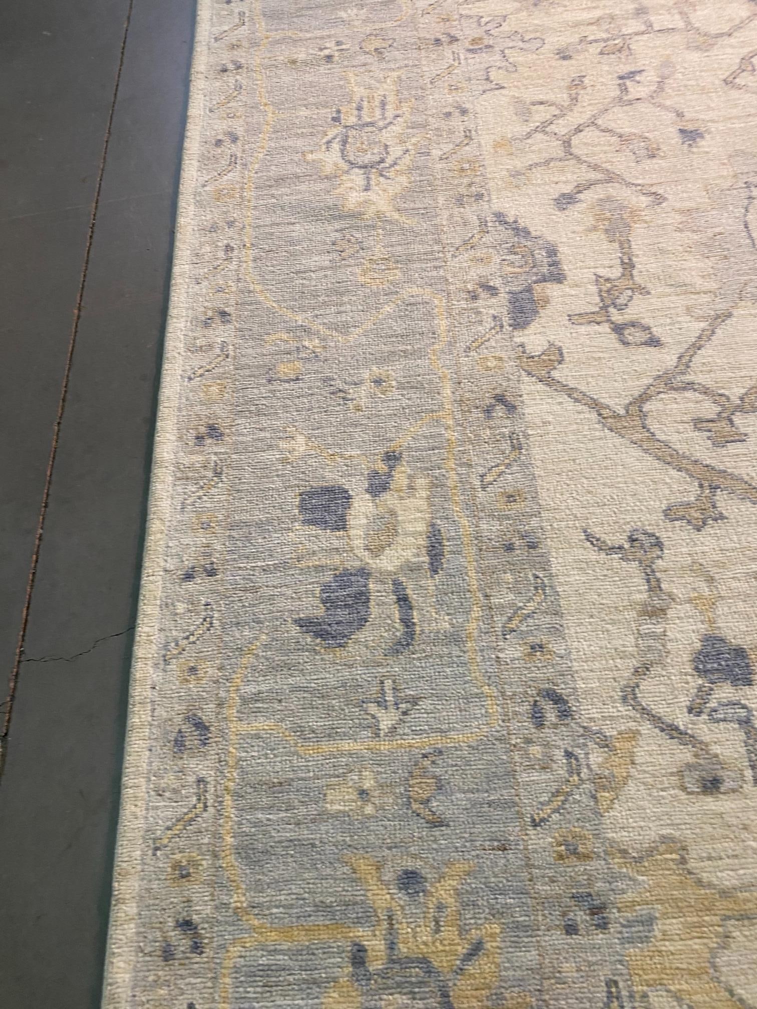 Magnificent Oushak Rug 9.3x11.9 - 6