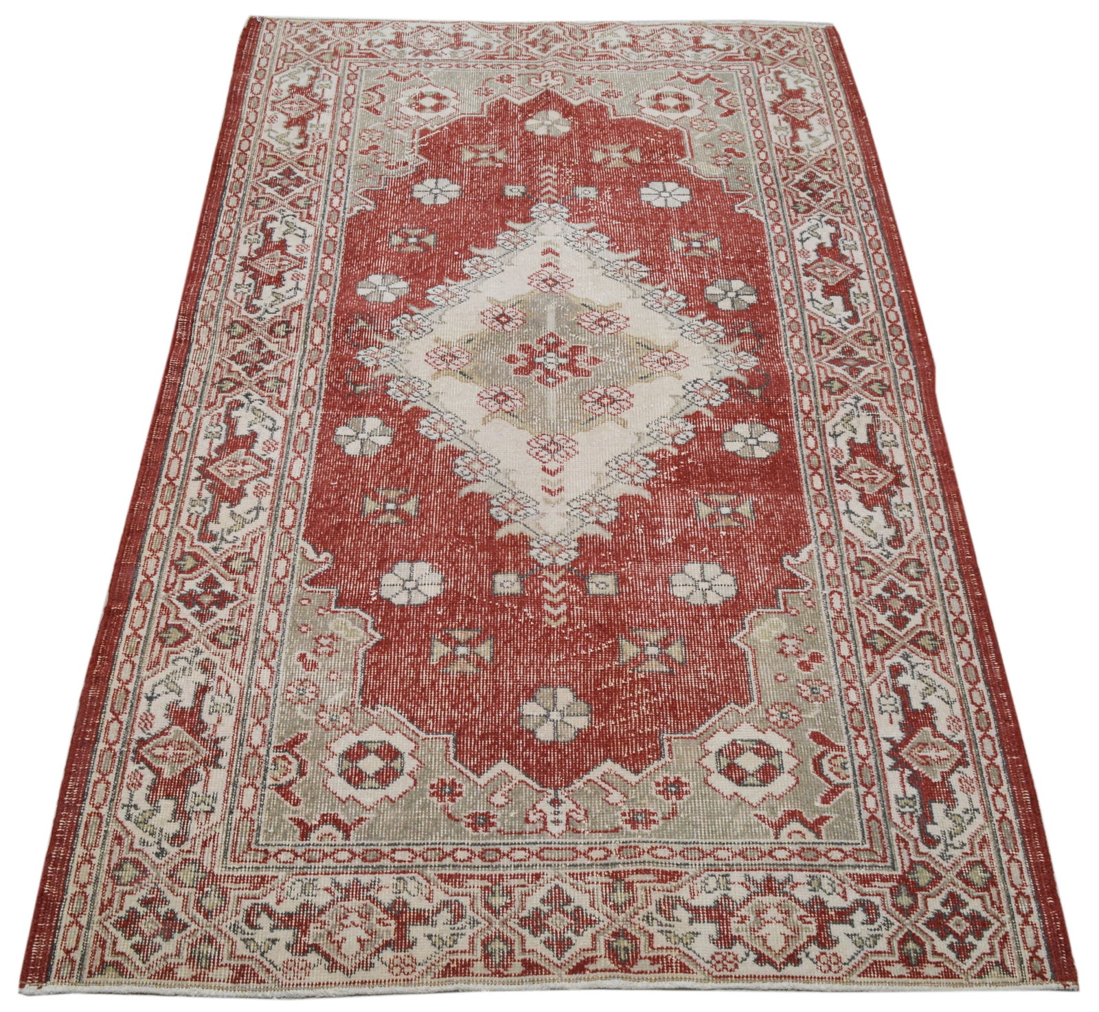 HAND KNOTTED WOOL ANATOLIAN RUG - 2
