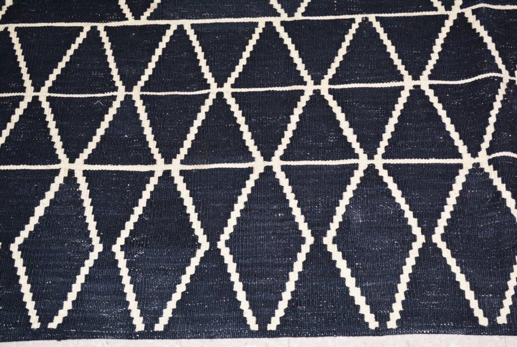 FLATWEAVE WOOL KILIMS RUG - 4