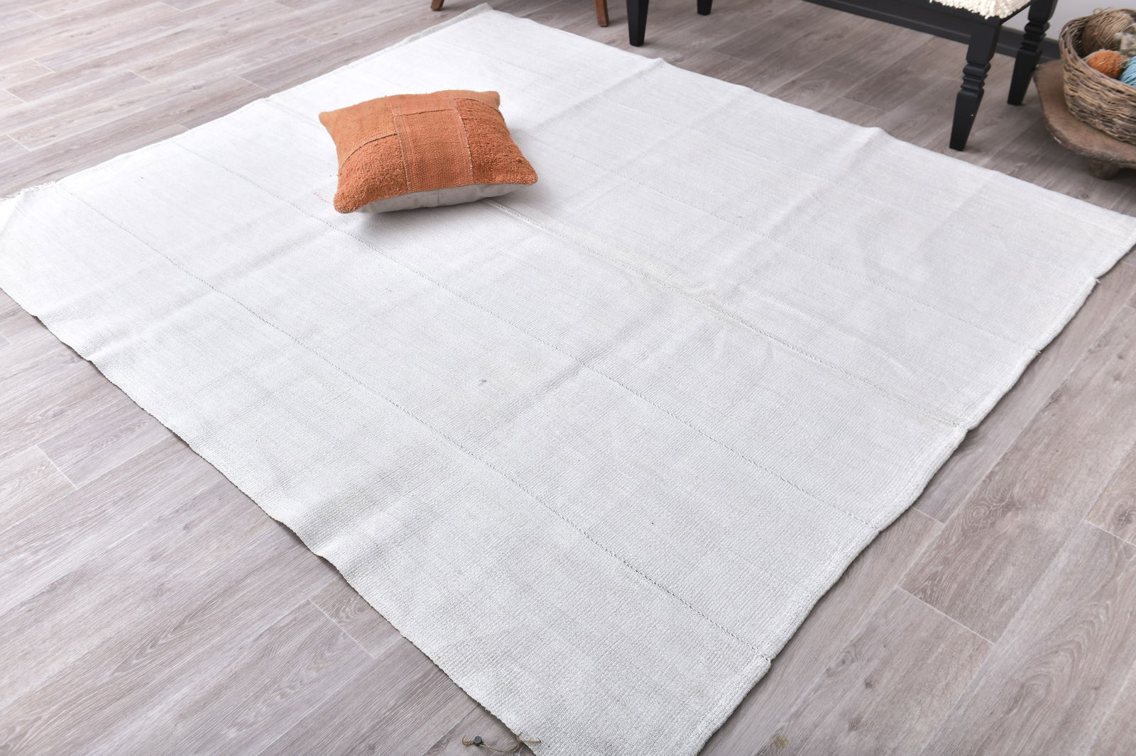 6'4'' x 7'4'' Turkish Flatweave Kilim Rug - 241527 - 2