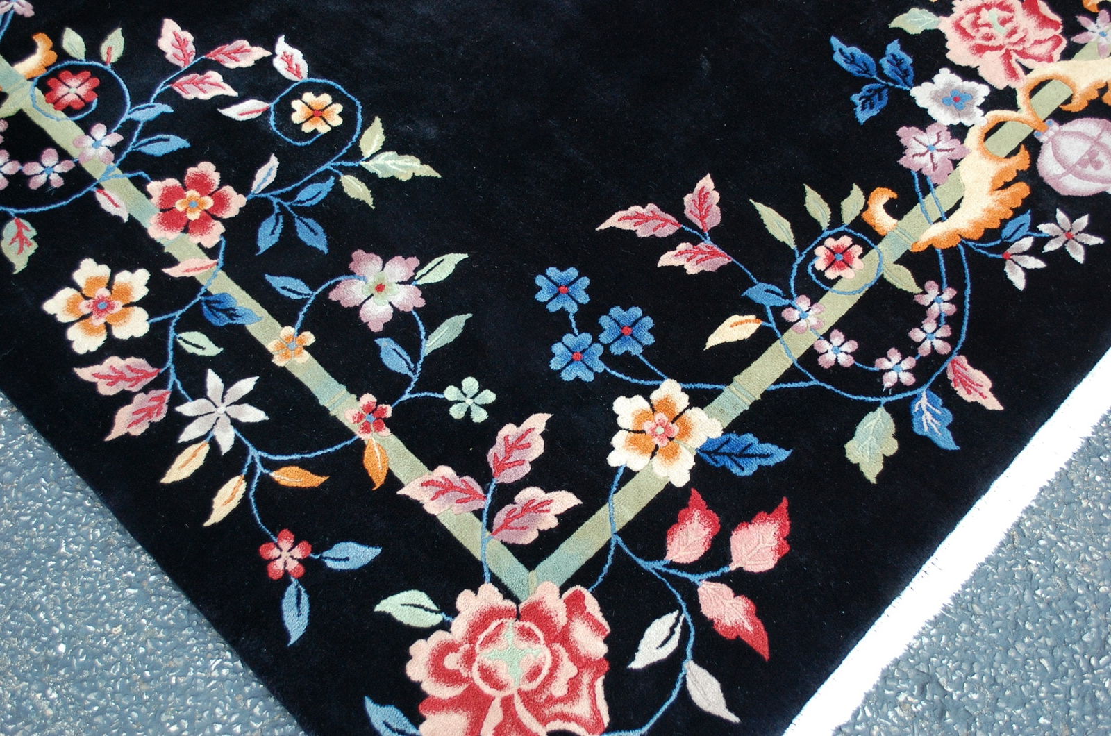 CHINESE NICHOLS RUG 8x10 - 8