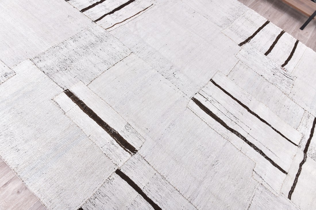 7'8'' x 10'0'' Turkish Hemp Patchwork Rug - 240053 - 4