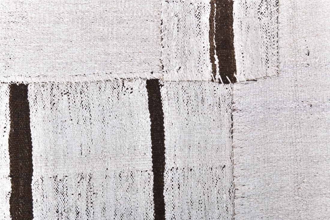 7'8'' x 10'0'' Turkish Hemp Patchwork Rug - 240053 - 7