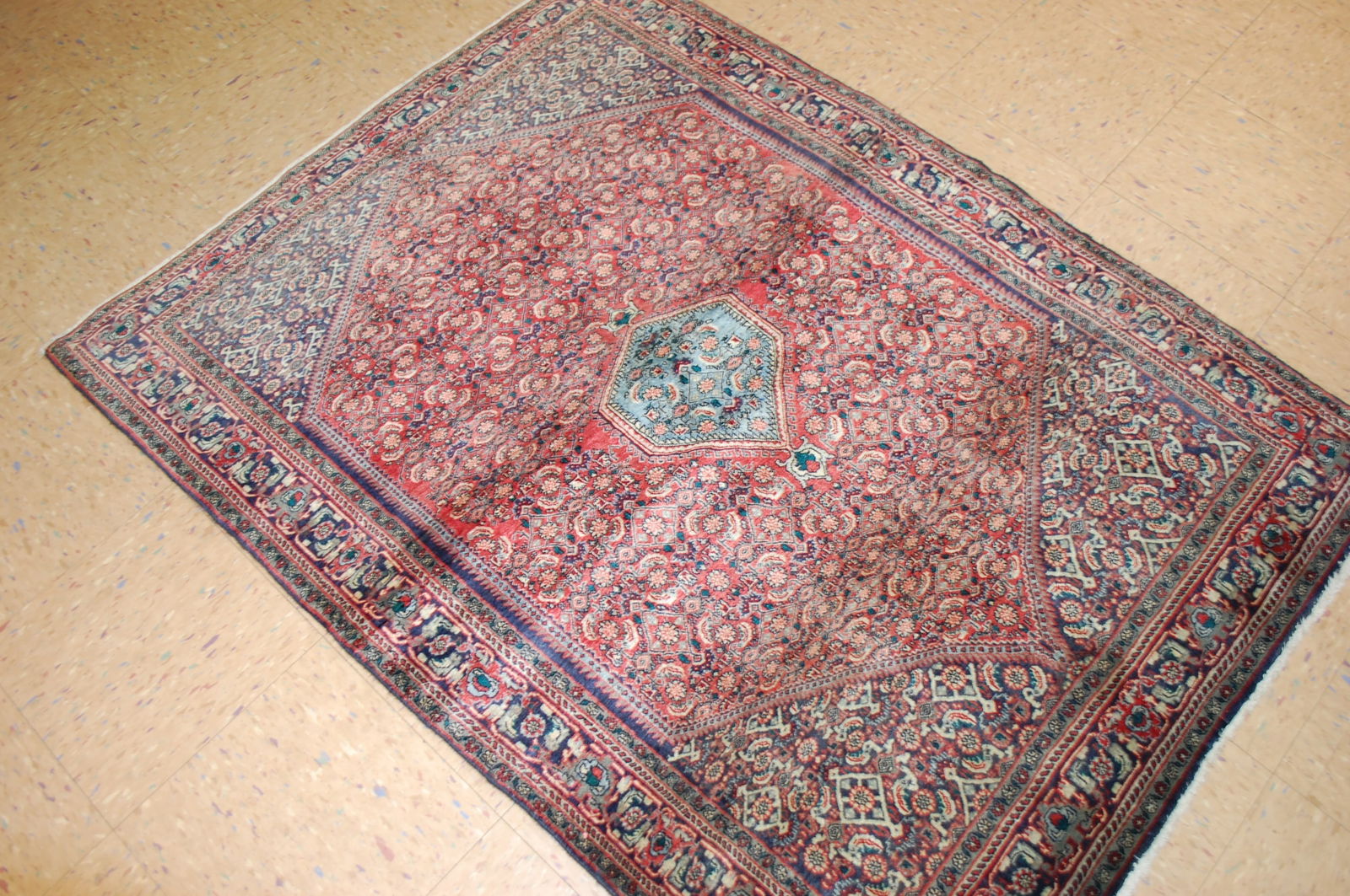 Persian BEJAR RUG 3'8" x 4'10" - 4