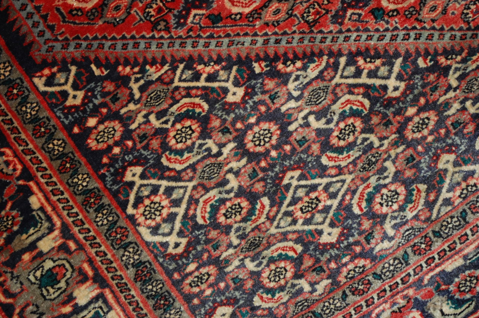 Persian BEJAR RUG 3'8" x 4'10" - 9