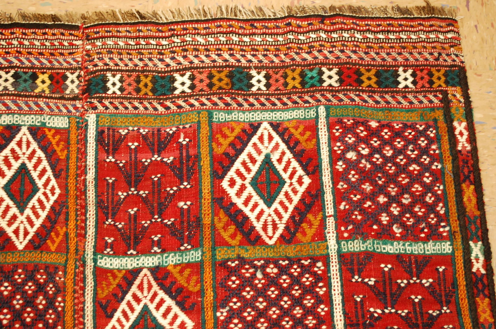 CAUCASIAN SOUMAK KILIM RUG 4.10x8 - 7