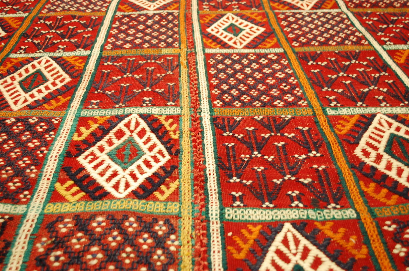 CAUCASIAN SOUMAK KILIM RUG 4.10x8 - 8