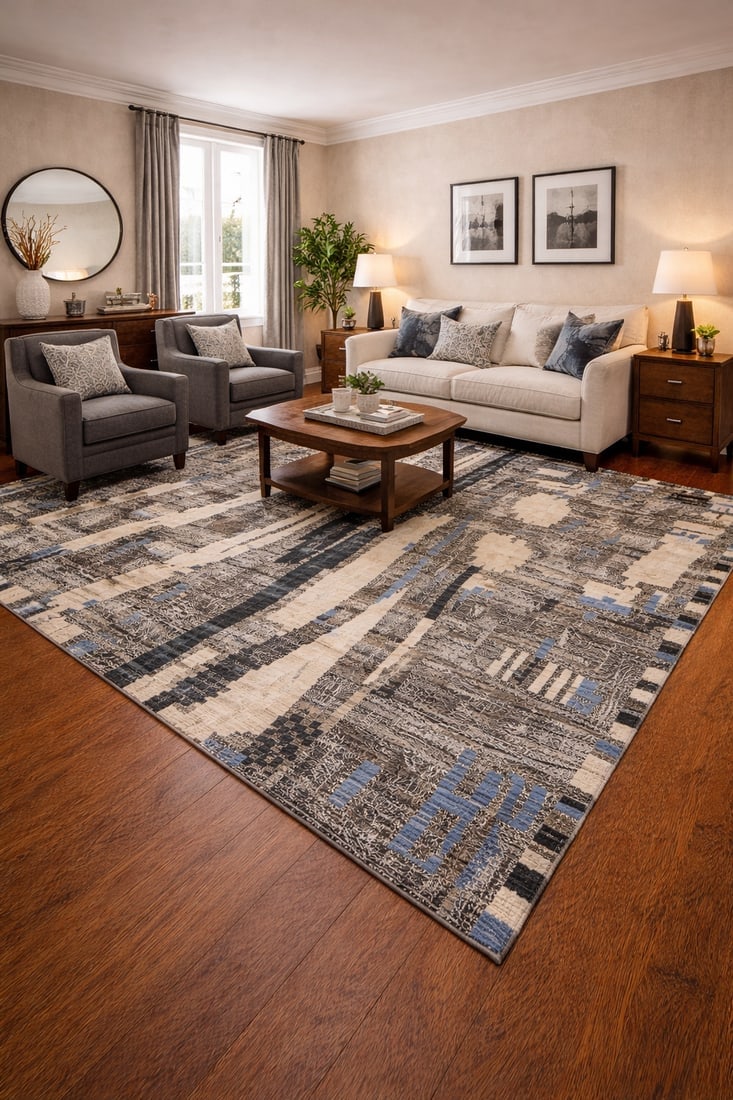 Multicolored Tribal Modern 8X10 Moroccan Style Oriental Rug - 2