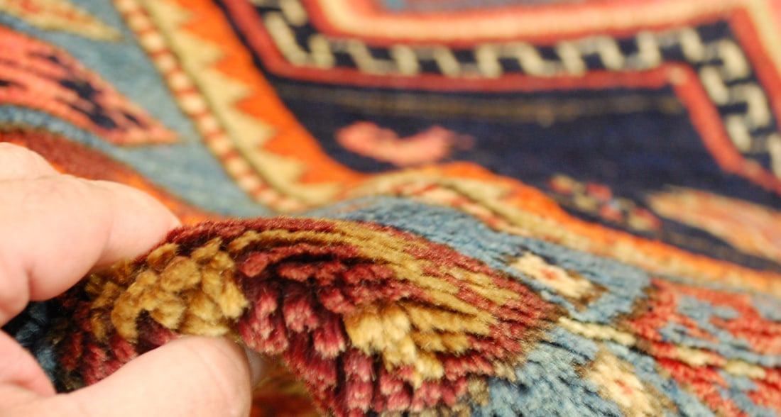 CAUCASIAN KOURD KAZAK RUG 4.5x10.4 - 10