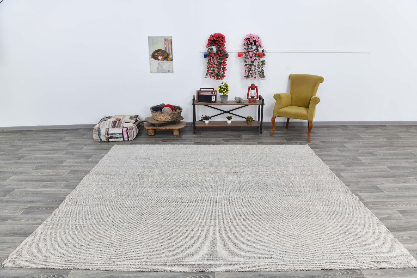 8'6'' x 9'8'' Turkish Flatweave Kilim Rug - 60880 - 16