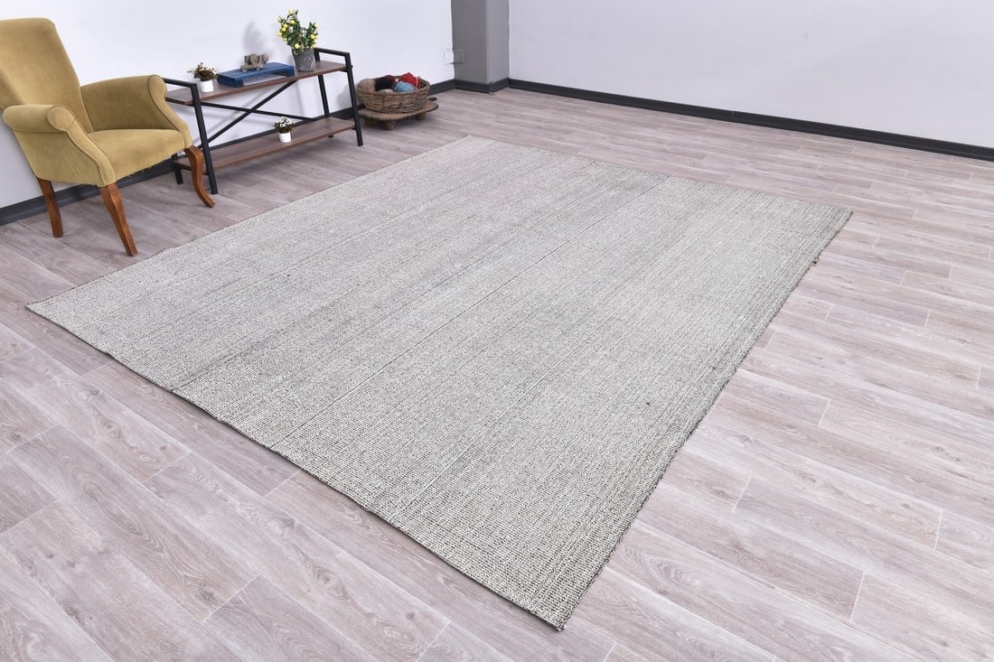 8'6'' x 9'8'' Turkish Flatweave Kilim Rug - 60880 - 3