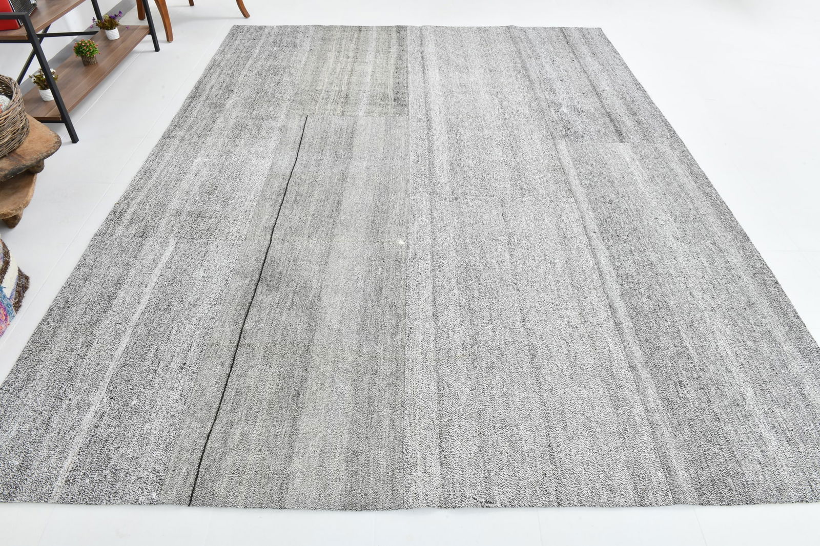 8'4'' x 10'11'' Turkish Flatweave Kilim Rug - 60731 - 8