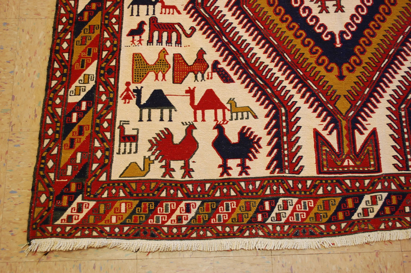 CAUCASIAN SOUMAK KILIM 4.8x9.9 - 4