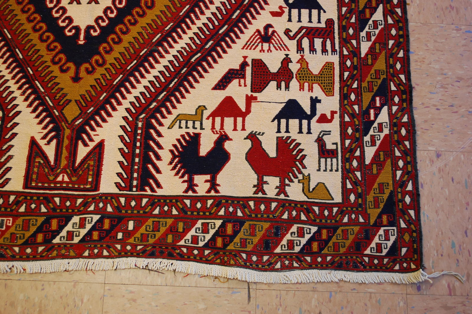 CAUCASIAN SOUMAK KILIM 4.8x9.9 - 5