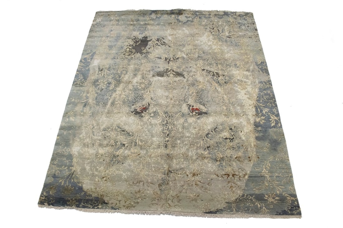 Pictorial Lion Design 8X10 Modern Oriental Rug - 11