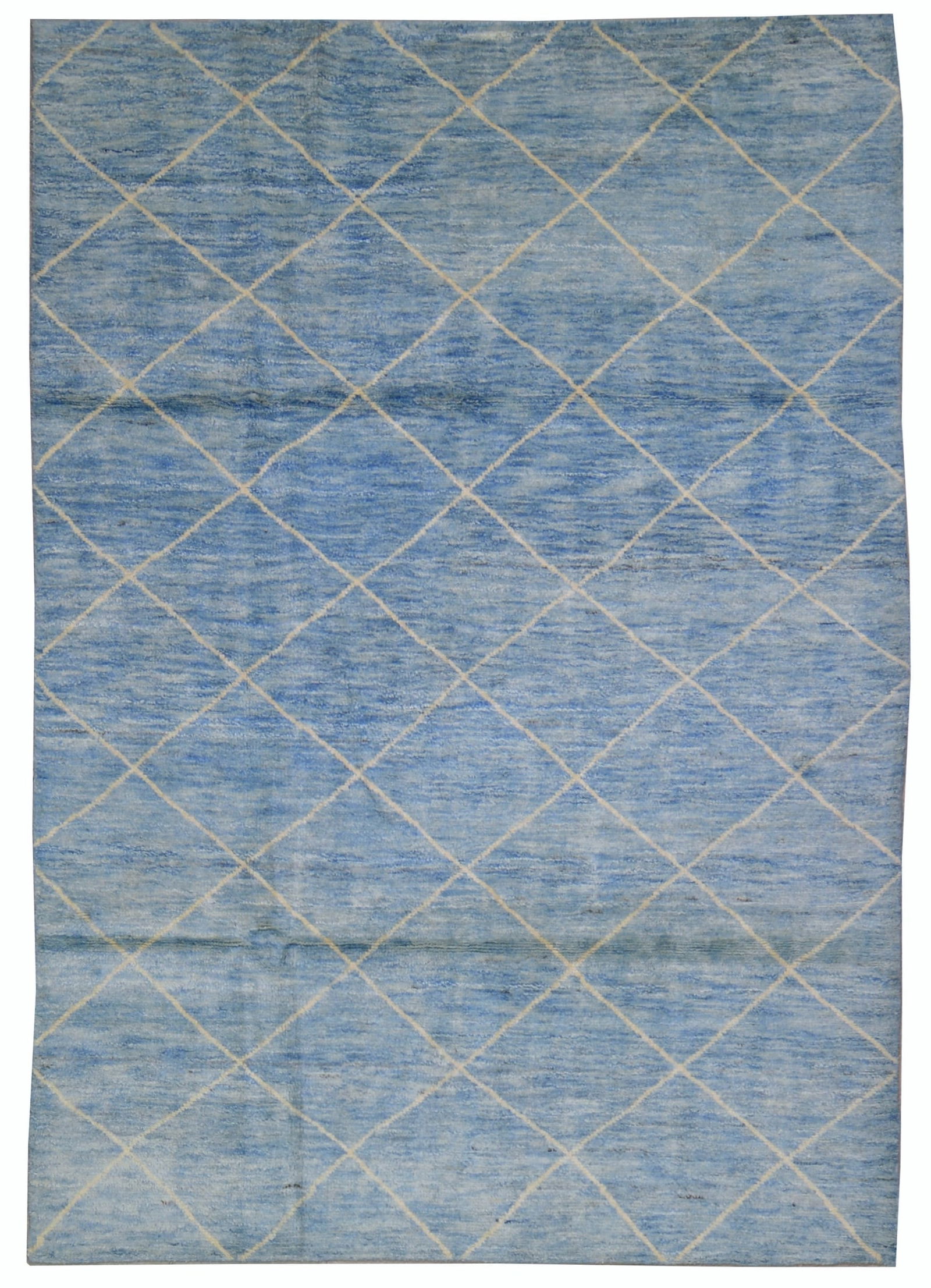HAND KNOTTED WOOL MOROCCAN RUG (1 of 4)