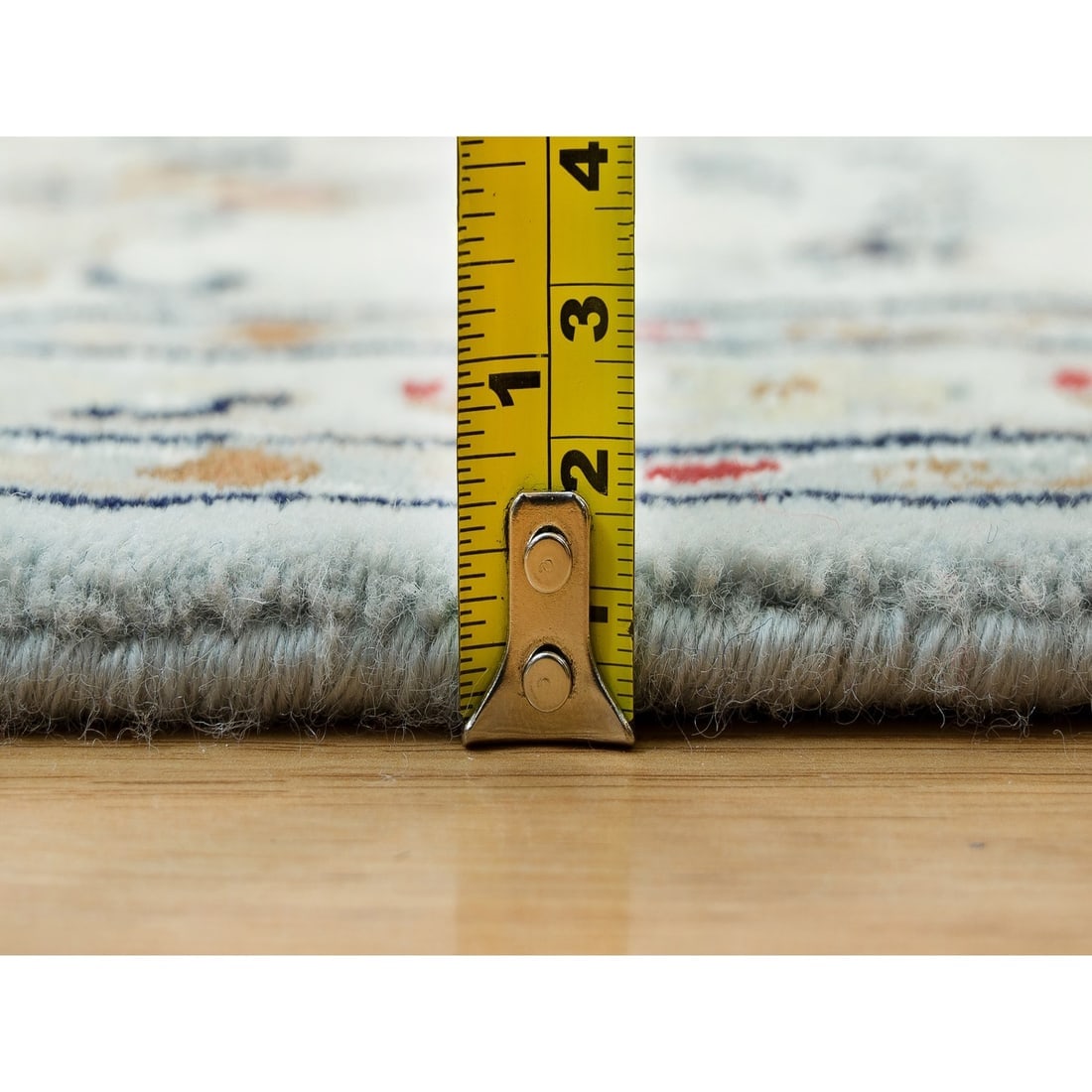 Celeste Blue, 250 KPSI, Nain with Floral Pattern - 10