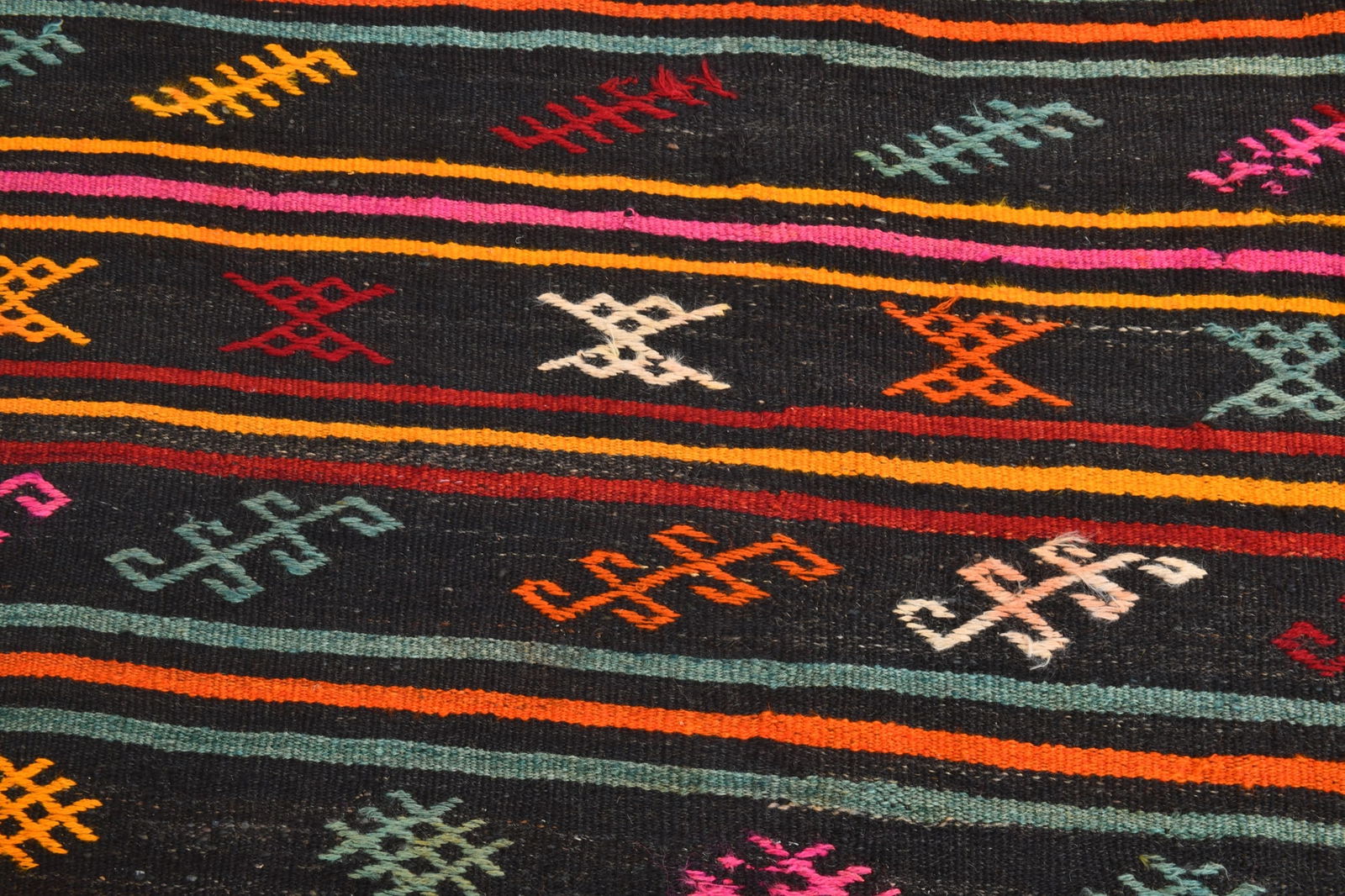 7'4'' x 10'0'' Turkish Flatweave Kilim Rug - 60551 - 11