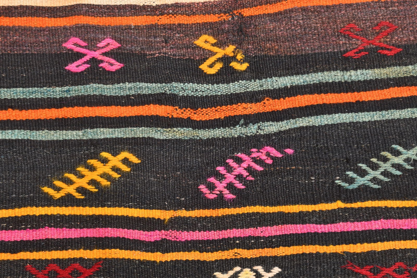 7'4'' x 10'0'' Turkish Flatweave Kilim Rug - 60551 - 12