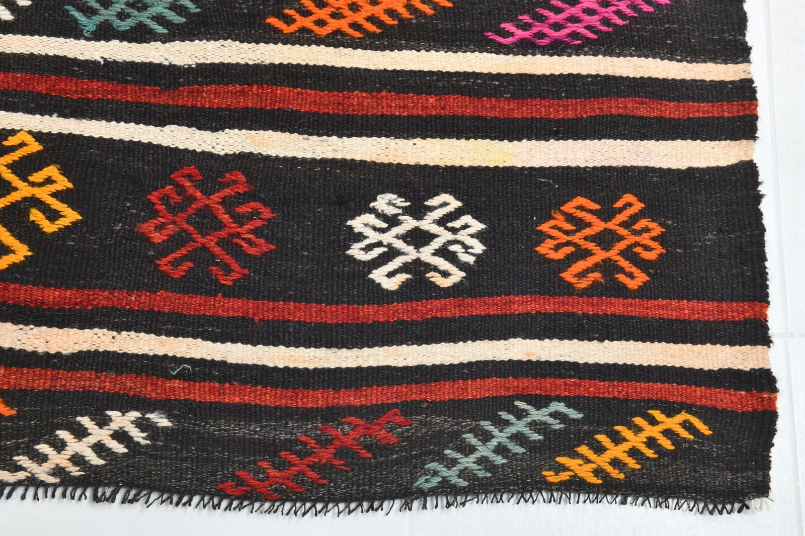 7'4'' x 10'0'' Turkish Flatweave Kilim Rug - 60551 - 16