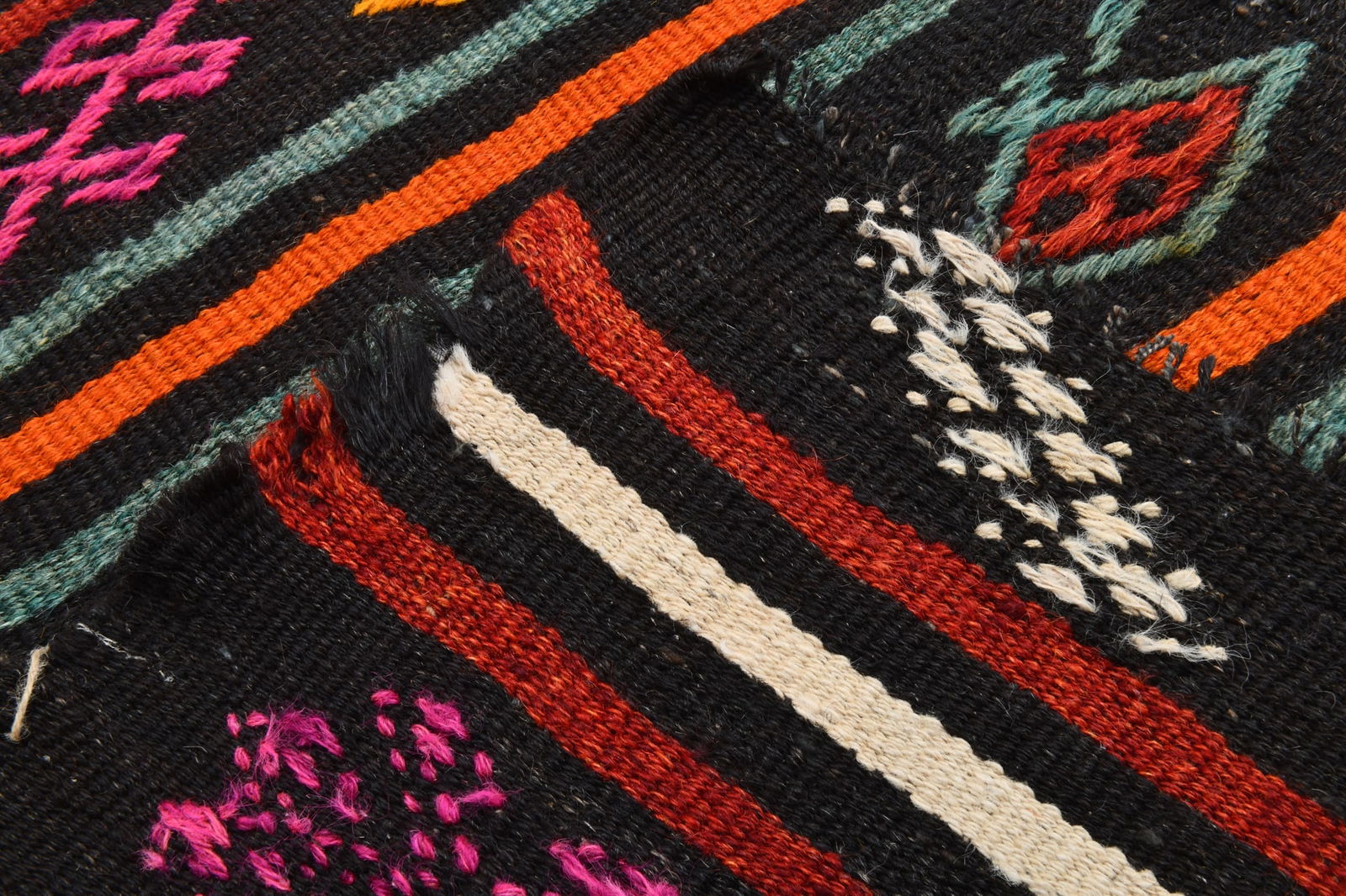 7'4'' x 10'0'' Turkish Flatweave Kilim Rug - 60551 - 17