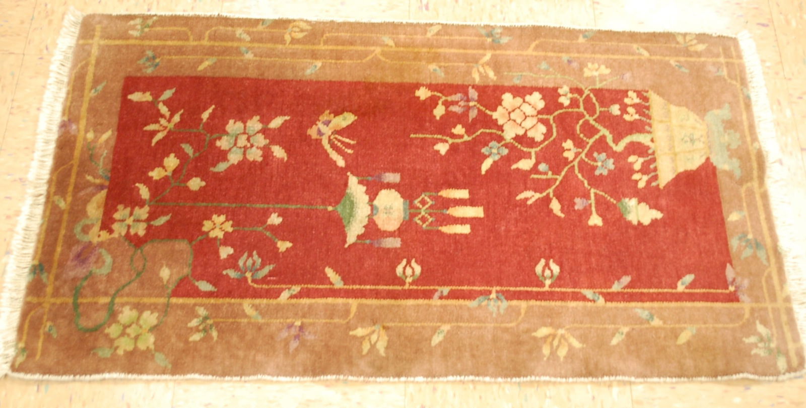 NICHOLS CHINESE RUG 1'11" x 3' 6" - 2