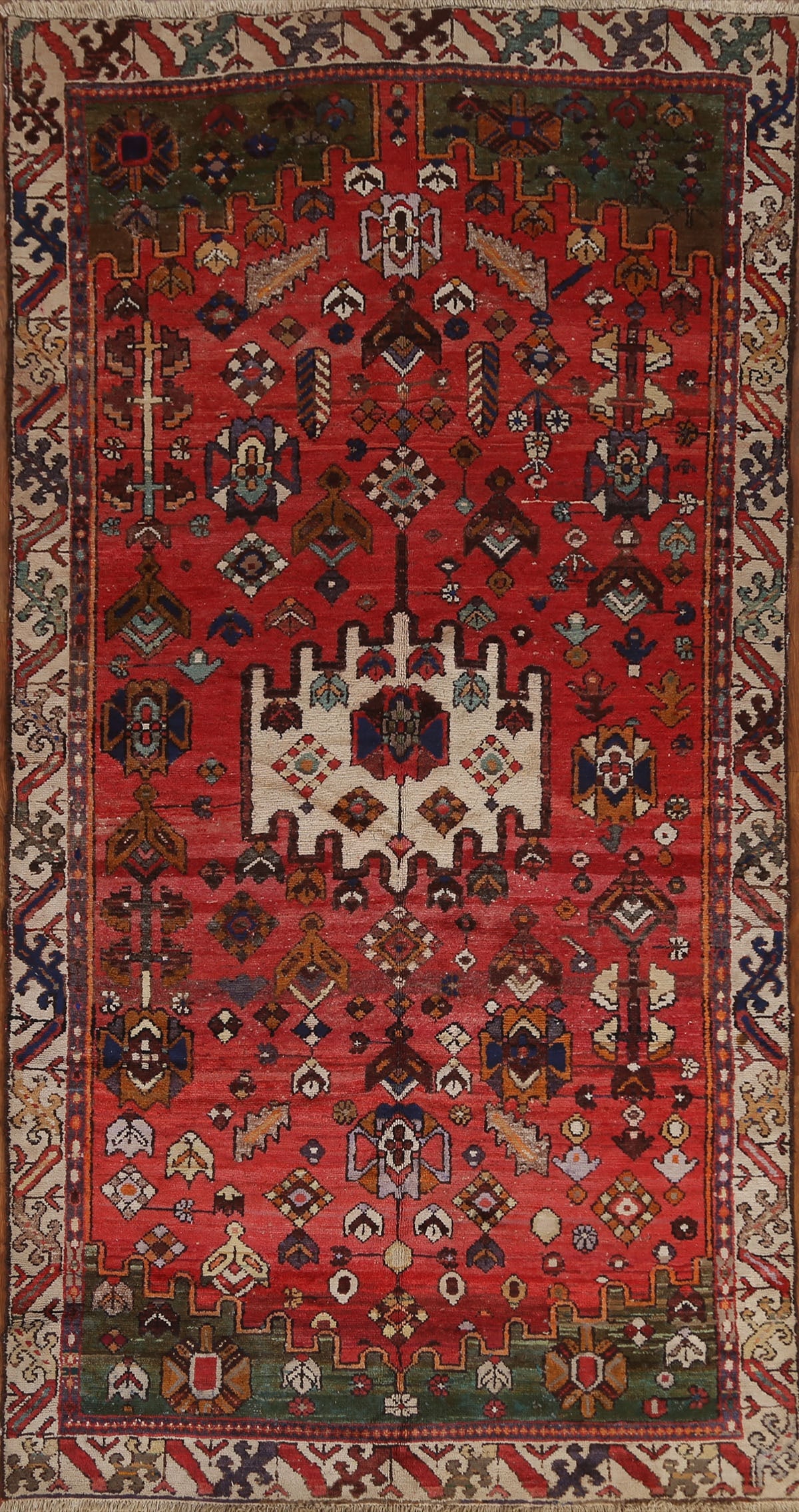 Geometric bakhtiari Area Rug 5x9 (1 of 20)