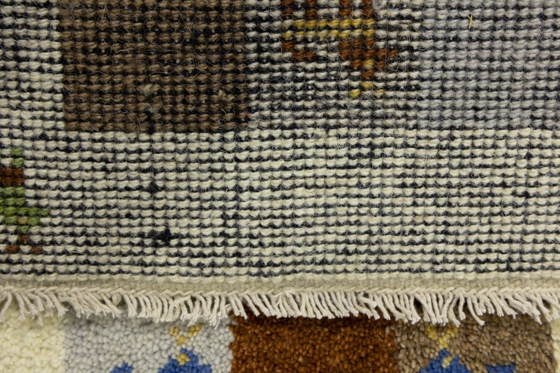 Multicolored Tribal 1'4X4 Indo-Gabbeh Oriental Rug - 14