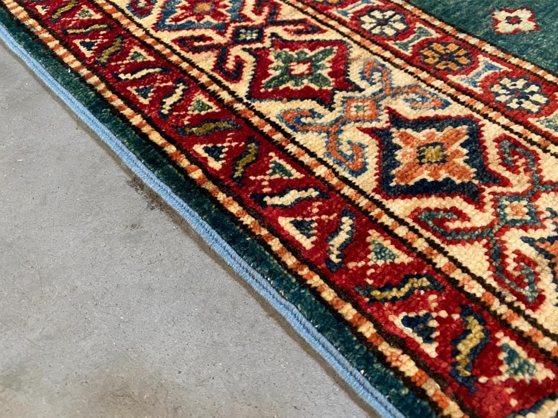 MAGNIFICENT SUPER KAZAK RUG 5' X6'.9" - 10
