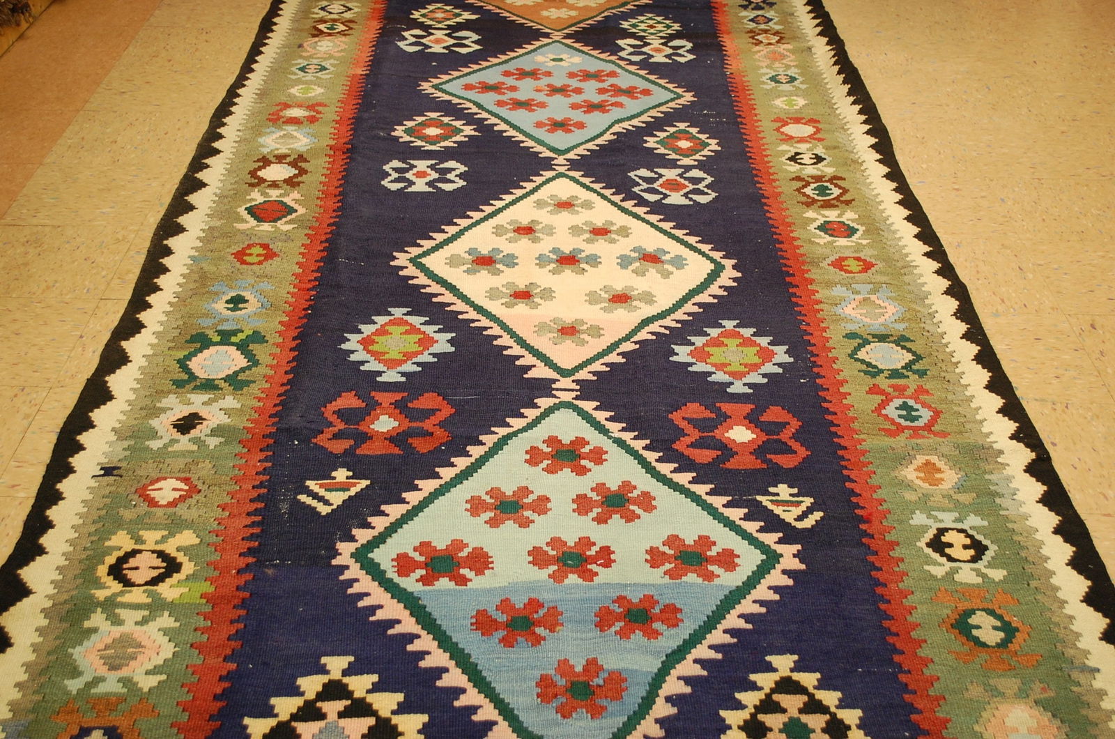 CAUCASIAN KILIM RUG 5.4x14.5 - 2
